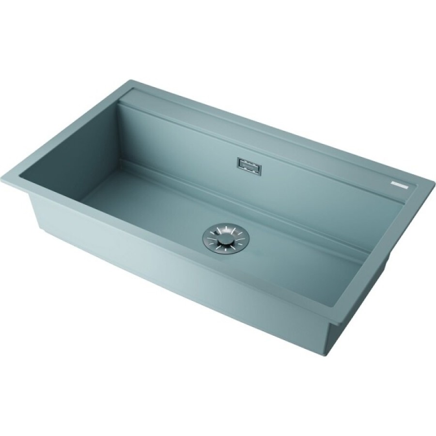 Мойка кухонная Omoikiri Kitagawa 86-LB-AZ 4993026, 86 см, artceramic, цвет azur blue