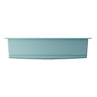 Мойка кухонная Omoikiri Kitagawa 86-LB-AZ 4993026, 86 см, artceramic, цвет azur blue