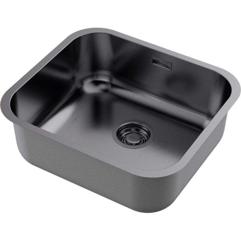 Кухонная мойка Omoikiri Omi 49-U/I 4993073, 49 см, цвет вороненая сталь