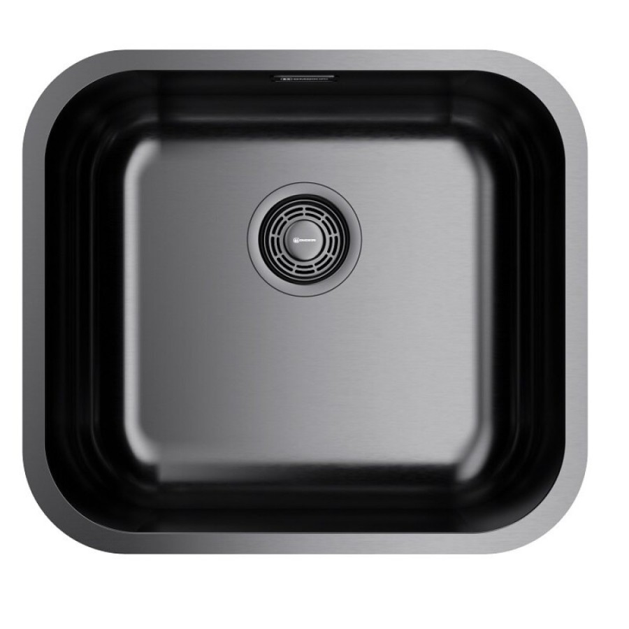 Кухонная мойка Omoikiri Omi 49-U/I 4993073, 49 см, цвет вороненая сталь