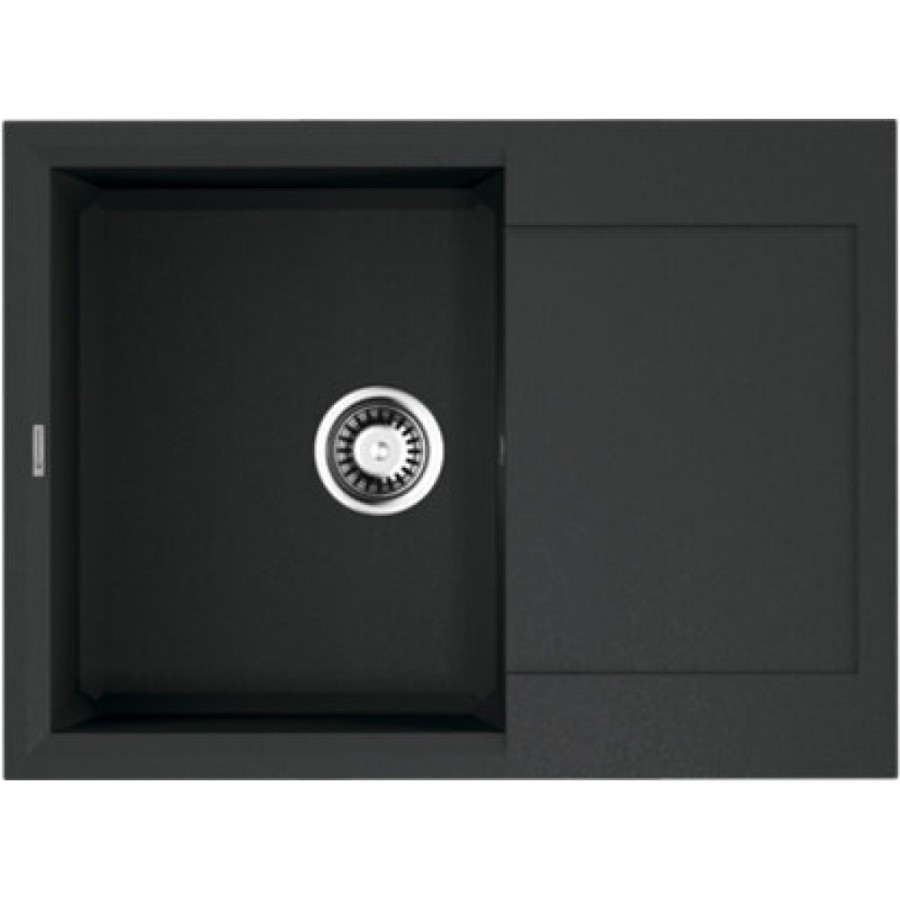 Мойка кухонная Omoikiri Sakaime 68-BL 4993108, 68 см, tetogranit, черная