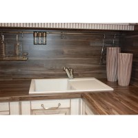 Мойка кухонная Omoikiri Sakaime 68-BE 4993109, 68 см, tetogranit, ваниль
