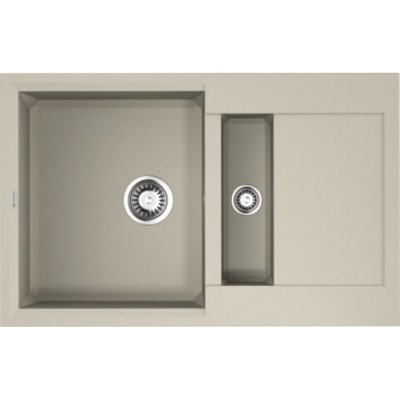 Мойка кухонная Omoikiri Sakaime 78-2-SA 4993116, 78 см, tetogranit, бежевая