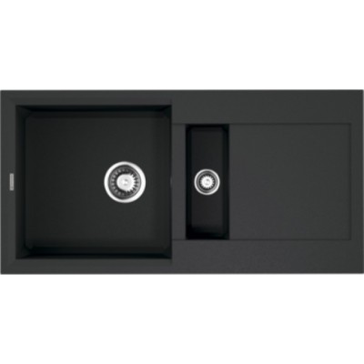 Мойка кухонная Omoikiri Sakaime 86-2-BL 4993117, 86 см, tetogranit, черный