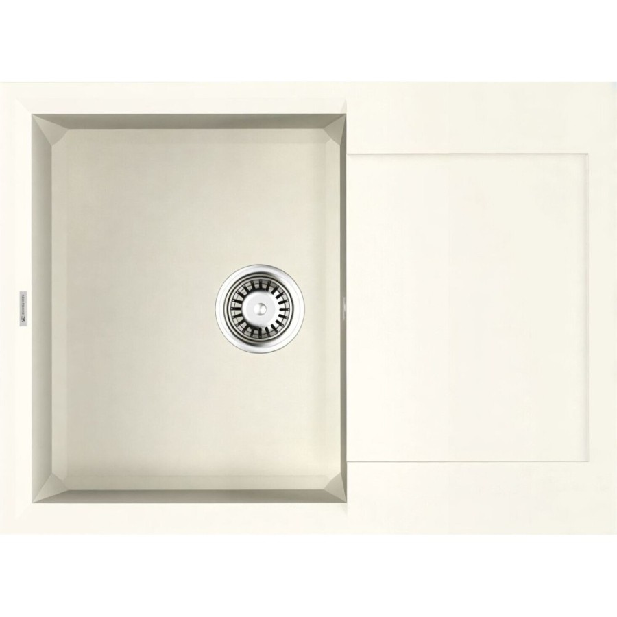 Мойка кухонная Omoikiri Sakaime 68-WH 4993126, 68 см, tetogranit, белая