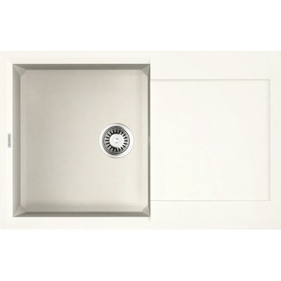 Мойка кухонная Omoikiri Sakaime 78-WH 4993127, 78 см, tetogranit, белая