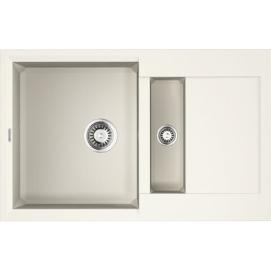 Мойка кухонная Omoikiri Sakaime 78-2-WH 4993128, 78 см, tetogranit, белая