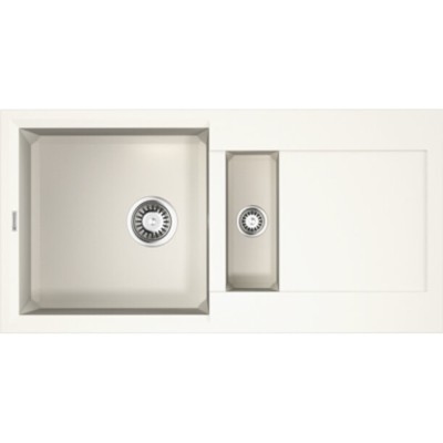Мойка кухонная Omoikiri Sakaime 86-2-WH 4993129, 86 см, tetogranit, белая
