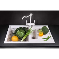 Мойка кухонная Omoikiri Sakaime 86-2-WH 4993129, 86 см, tetogranit, белая