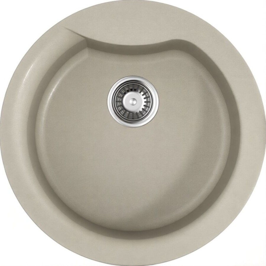 Мойка кухонная Omoikiri Yasugata 48R-SA 4993132, 48.5 см, tetogranit, бежевая