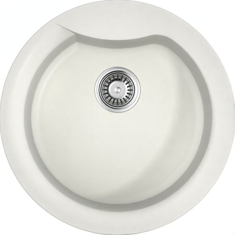 Мойка кухонная Omoikiri Yasugata 48R-WH 4993133, 48.5 см, tetogranit, белая