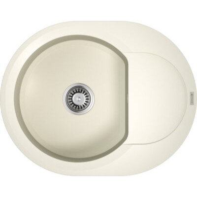 Мойка кухонная Omoikiri Sakaime 60E-WH 4993136, 60 см, tetogranit, белая