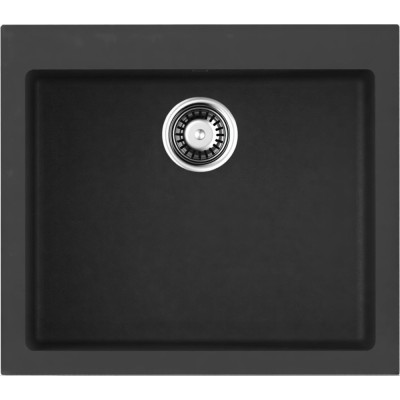 Кухонная мойка Omoikiri Bosen 57-BL 4993145, 57 см, tetogranit, черная