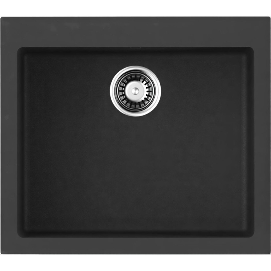 Кухонная мойка Omoikiri Bosen 57-BL 4993145, 57 см, tetogranit, черная