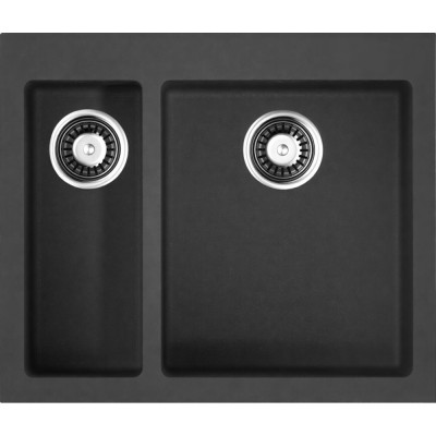 Мойка кухонная Omoikiri Bosen 59-2-BL 4993149, 59 см, tetogranit, черная
