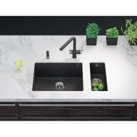 Мойка кухонная Omoikiri Bosen 20-U-BL 4993153, 20 см, tetogranit, черная