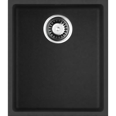Мойка кухонная Omoikiri Bosen 4993157 38-U-BL, 38 см, tetogranit, черный