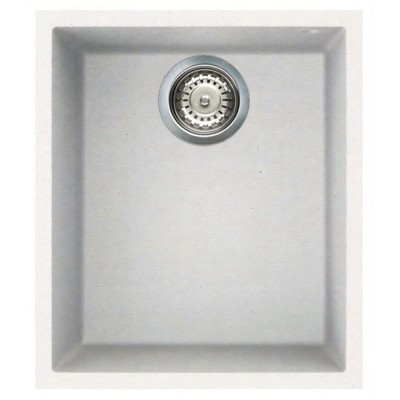 Мойка кухонная Omoikiri Bosen 38-U-WH, 38 см, tetogranit, белая (4993160)