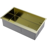 Кухонная мойка Omoikiri Taki 74-U/IF Side 4993171, 74 см, цвет светлое золото