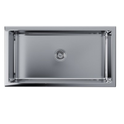 Мойка кухонная Omoikiri Mikura 83-SI 4993175, 84 см, natceramic, цвет silver