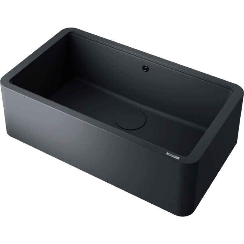 Мойка кухонная Omoikiri Tarento 83-BL 4993178, 83 см, tetogranit, цвет черный