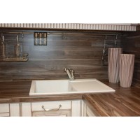 Мойка кухонная Omoikiri Sakaime 4993193 68-PL, 68 см, tetogranit, платина