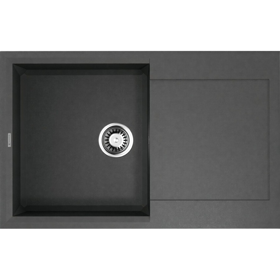 Мойка кухонная Omoikiri Sakaime 78-PL 4993196, 78 см, tetogranit, платина