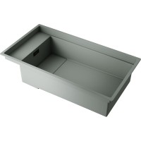 Мойка кухонная Omoikiri Kinaru Pro 86-U/I-WG 4993202, 86 см, artceramic, цвет wind green