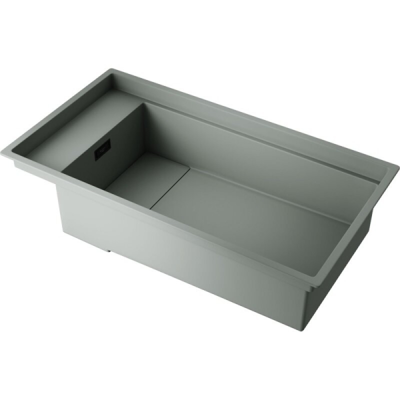 Мойка кухонная Omoikiri Kinaru Pro 86-U/I-WG 4993202, 86 см, artceramic, цвет wind green