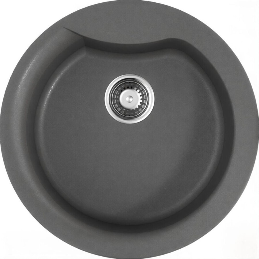 Мойка кухонная Omoikiri Yasugata 48R-PL 4993212, 48.5 см, tetogranit, платина