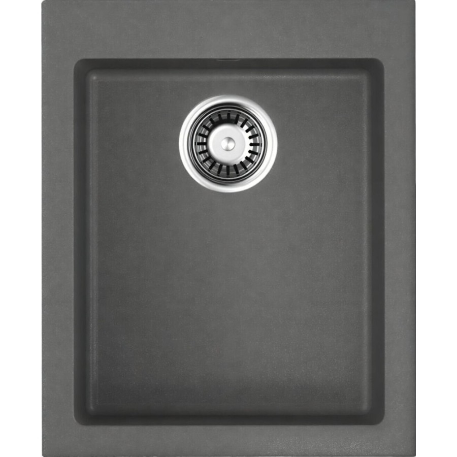 Мойка кухонная Omoikiri Bosen 41-PL 4993218, 41 см, tetogranit, платина