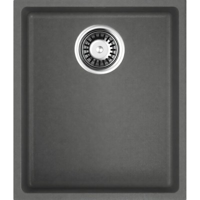 Мойка кухонная Omoikiri Bosen 38-U-PL 4993230, 38 см, tetogranit, платина