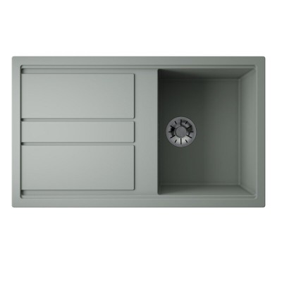 Мойка кухонная Omoikiri Kitagawa 86-WG 4993250, 86 см, artceramic, цвет wind green