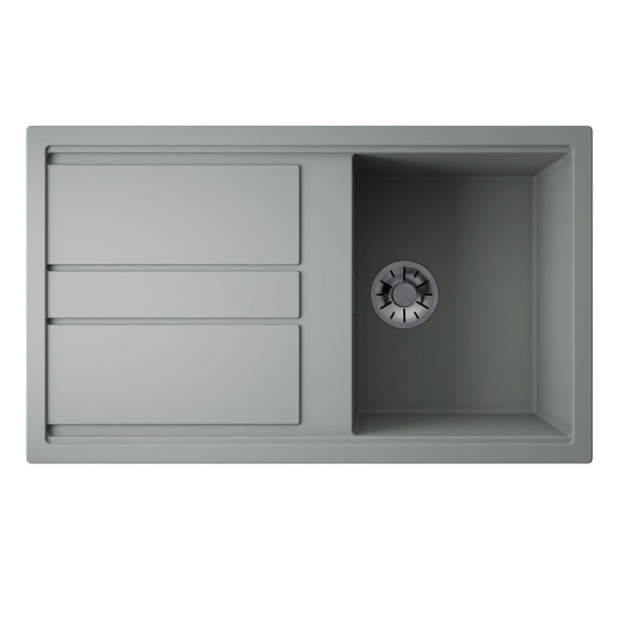 Мойка кухонная Omoikiri Kitagawa 86-WG 4993250, 86 см, artceramic, цвет wind green