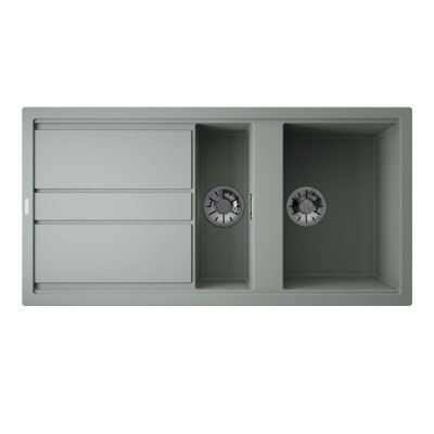 Мойка кухонная Omoikiri Kitagawa 100-2-WG 4993252, 100 см, artceramic, цвет wind green