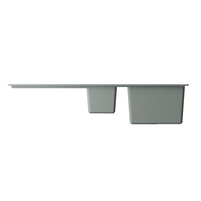 Мойка кухонная Omoikiri Kitagawa 100-2-WG 4993252, 100 см, artceramic, цвет wind green