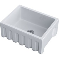Мойка кухонная Omoikiri Mikura 61-WH 4993257, 61 см, natceramic, цвет белый глянцевый