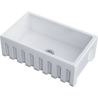 Мойка кухонная Omoikiri Mikura 76-WH 4993258, 76 см, natceramic, цвет белый глянцевый