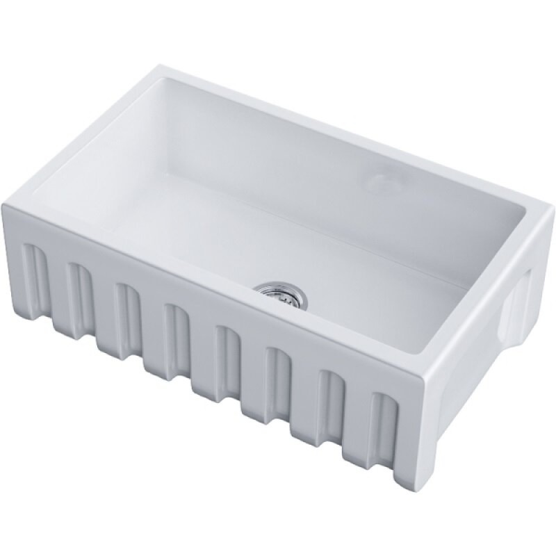 Мойка кухонная Omoikiri Mikura 76-WH 4993258, 76 см, natceramic, цвет белый глянцевый