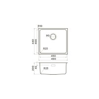 Мойка кухонная Omoikiri Tadzava 49-U/I-LG 4993263, светлое золото