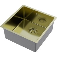 Кухонная мойка Omoikiri Tadzava 44-U/I Ultra 4993264, 44 см, цвет светлое золото
