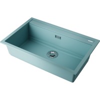 Мойка кухонная Omoikiri Kitagawa 79-LB-AZ 4993275, 79 см, artceramic, цвет azur blue