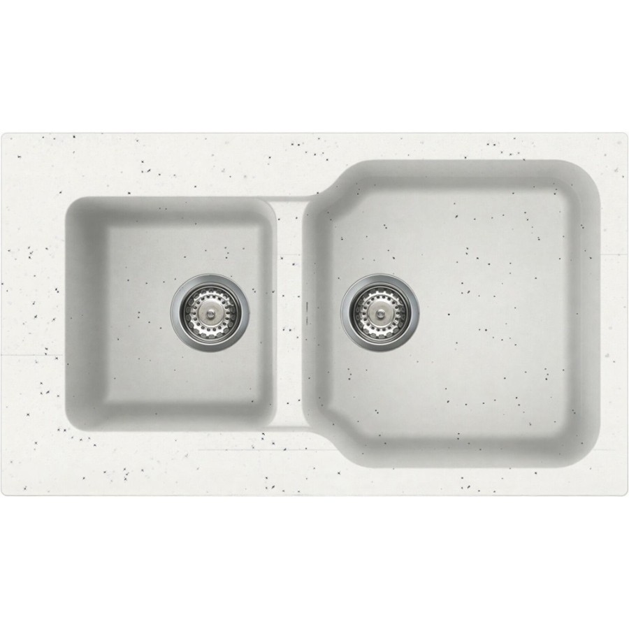 Мойка кухонная Omoikiri Maru 86-2-EV 4993290, 86 см, tetogranit, эверест