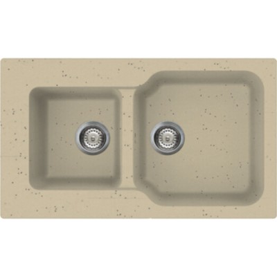 Мойка кухонная Omoikiri Maru 86-2-CH 4993291, 86 см, tetogranit, шампань