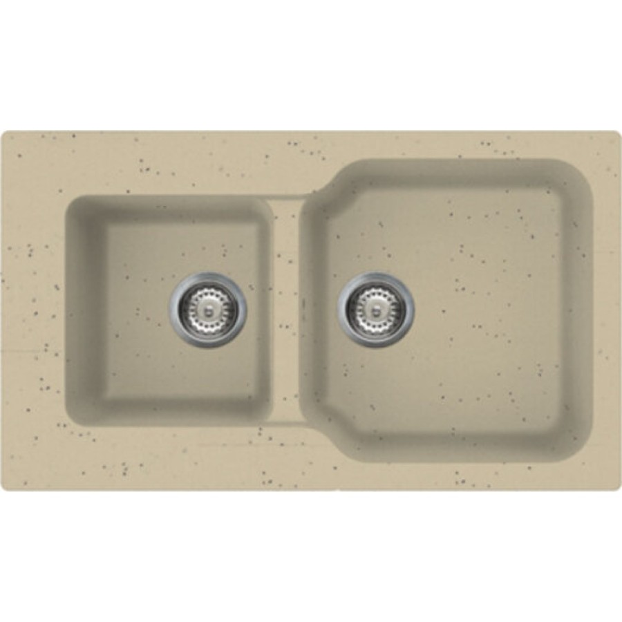 Мойка кухонная Omoikiri Maru 86-2-CH 4993291, 86 см, tetogranit, шампань