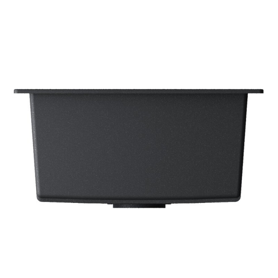 Кухонная мойка Omoikiri Yamakawa 45T-U/I 4993302, 45 см, tetogranit, цвет черный