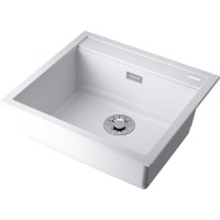 Мойка кухонная Omoikiri Kitagawa 57-WH 4993303, 57 см, artceramic, цвет белый