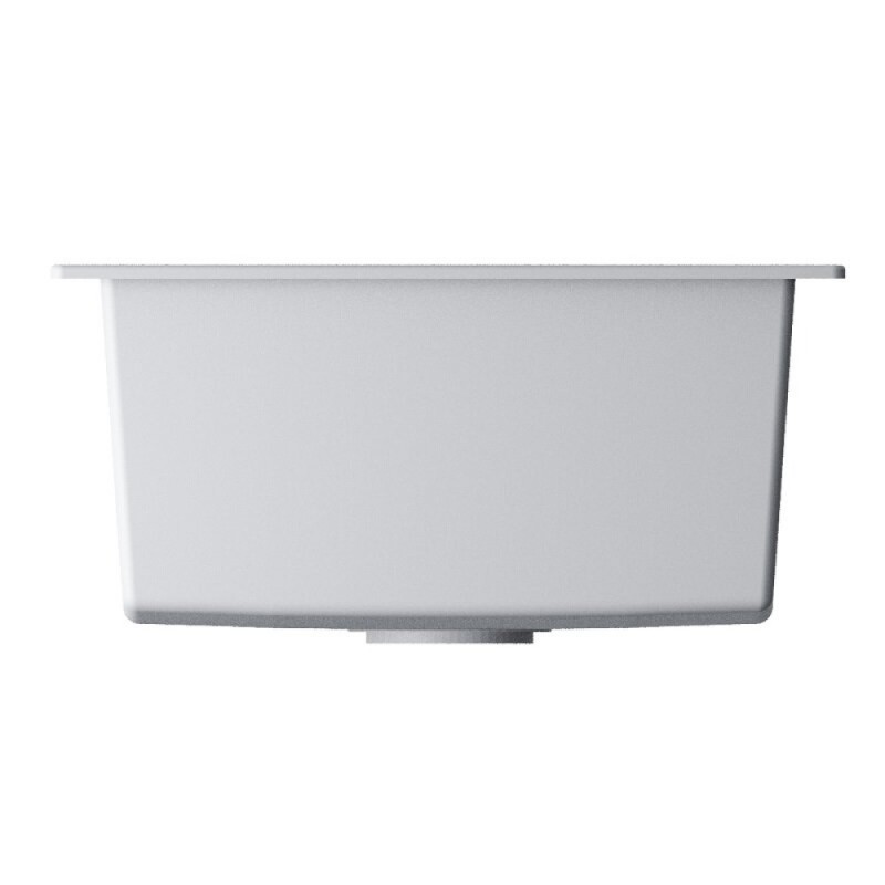 Кухонная мойка Omoikiri Yamakawa 45T-U/I 4993310, 45 см, tetogranit, цвет белый