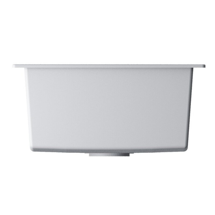 Кухонная мойка Omoikiri Yamakawa 45T-U/I 4993310, 45 см, tetogranit, цвет белый