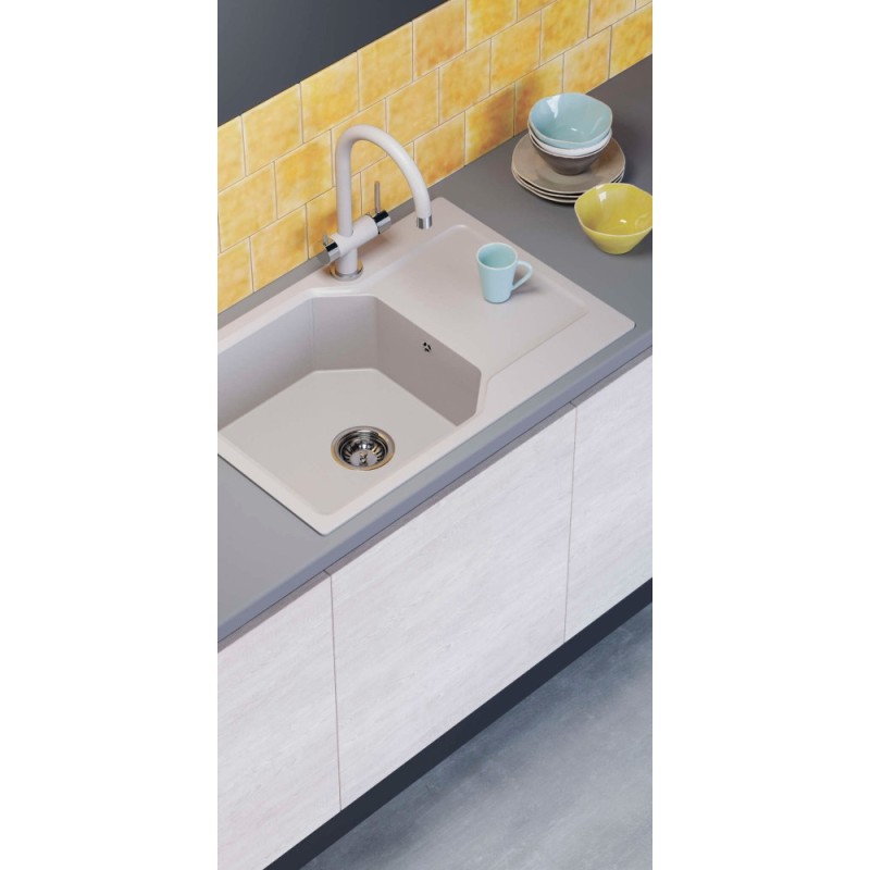 Мойка кухонная Omoikiri Yonaka 78-LB-PA 4993337, 78 см, artgranit, пастила